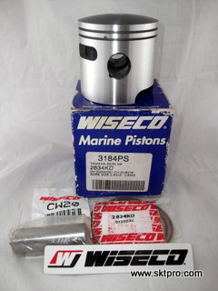 Pistão,Wiseco,motor de popa,Yamaha,25,30,35,hp, STD 3184PS Imagem