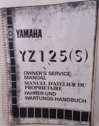Manual de Serviços Yamaha YZ125 (S) Motocross 1LX-28199-80 
